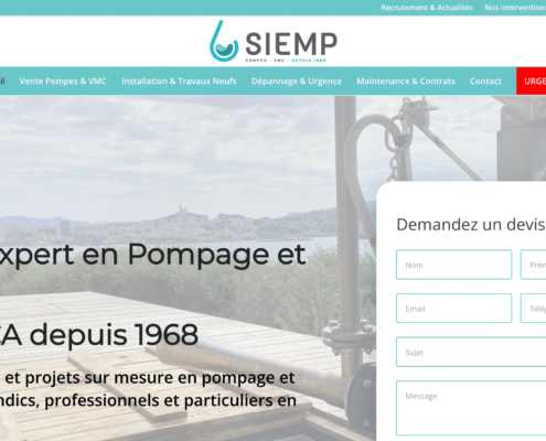 Site internet Siemp