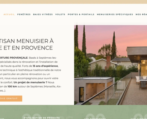 Site internet L'ouverture Provençale