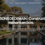 Site internet Maison de Demain
